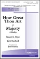 How Great Thou Art -&- Majesty SATB choral sheet music cover